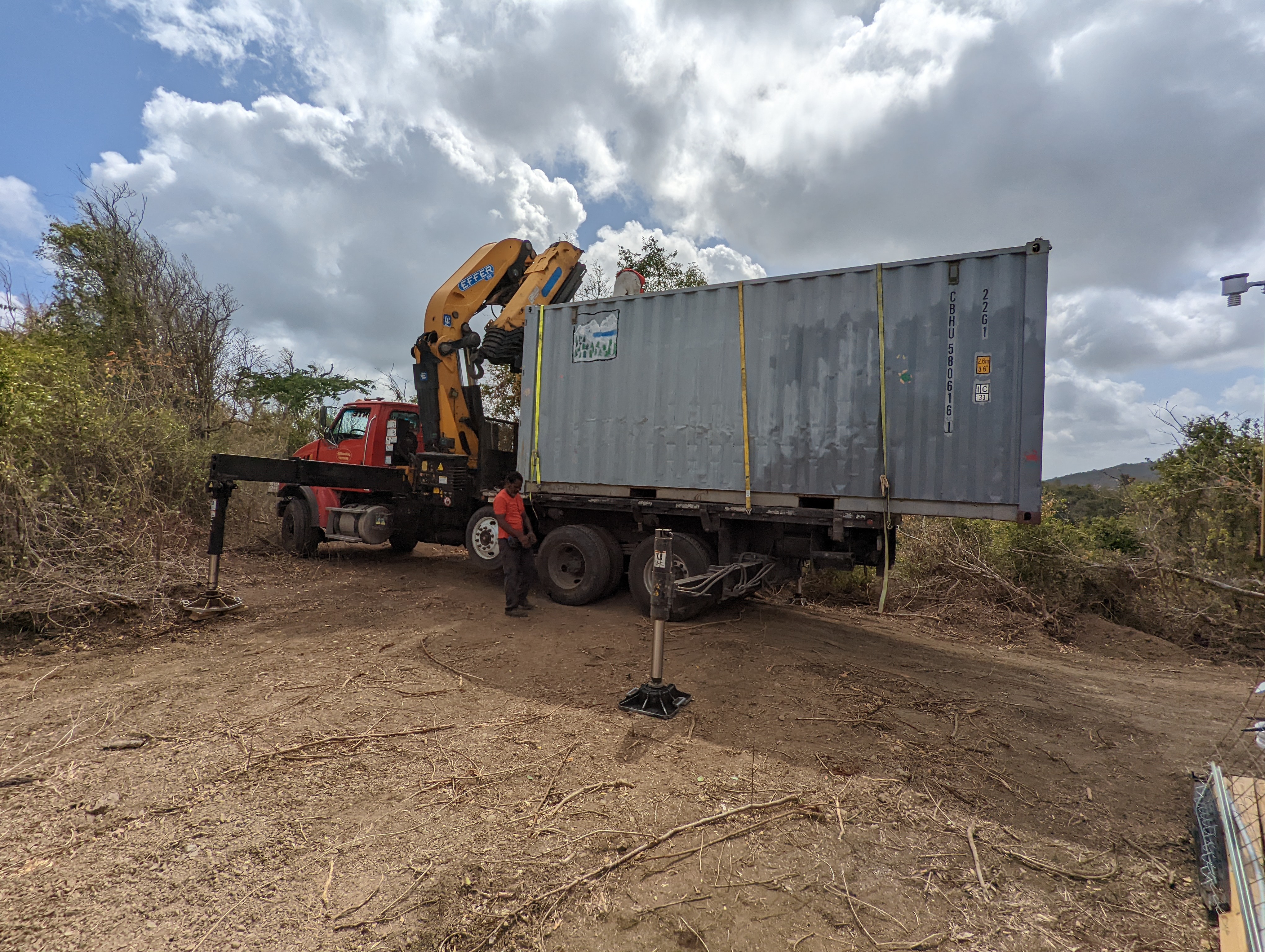 Container delivery | USVI Homestead